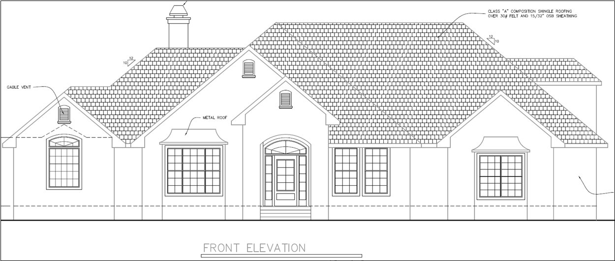 Custom Front Elevation