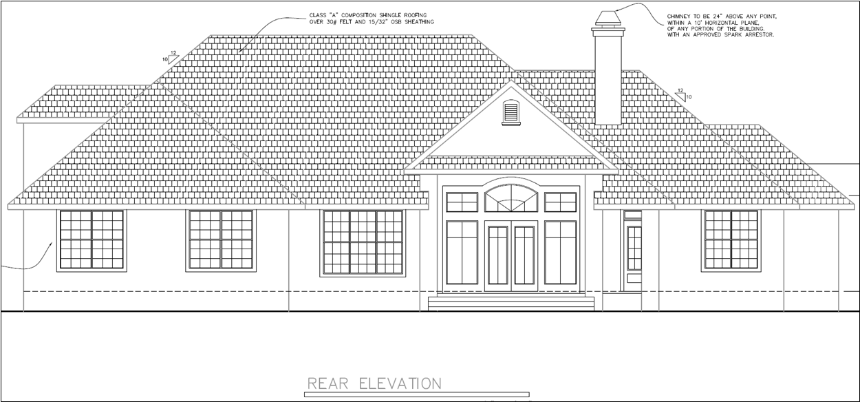 Custom Rear Elevation